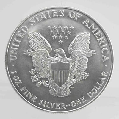 1996 American Silver Eagle 1oz Silver Coin  - additional view