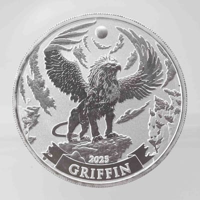 2025 Perth Mint Griffin 2oz Silver Coin