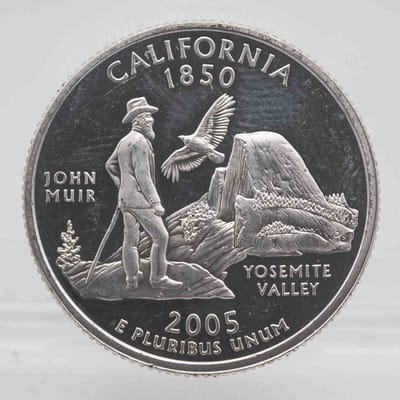 2005 American Proof Silver Quarter California