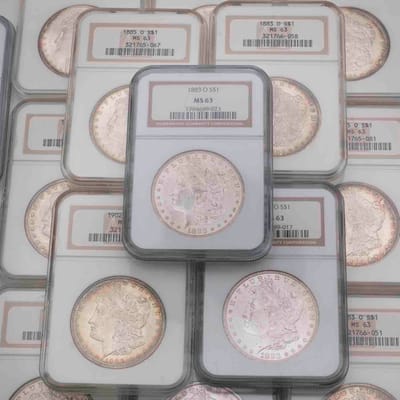 Random Year Pre-21 Morgan Silver Dollar NGC MS63 - additional view