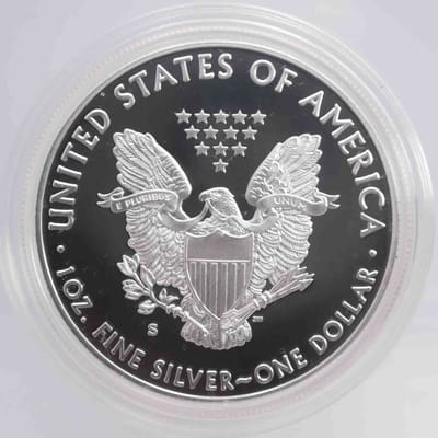 2017 Proof American Silver Eagle 1oz Coin - additional view