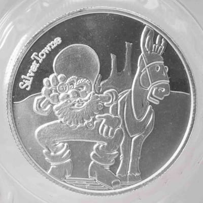 SilverTowne Prospector Cartoon 1oz Silver Round