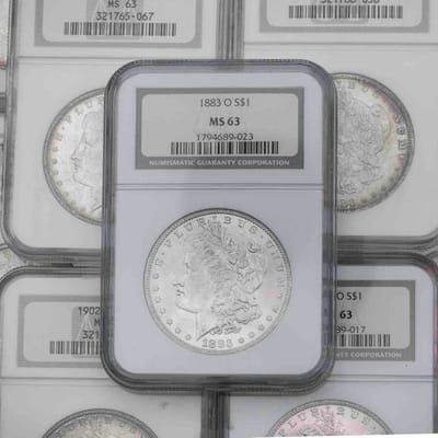 Random Year Pre-21 Morgan Silver Dollar NGC MS63