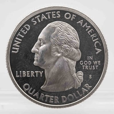 2007 American Proof Silver Quarter Utah  - additional view