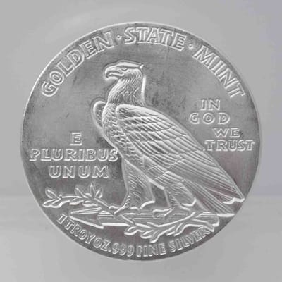 Golden State Mint Indian Head 1oz Silver Round