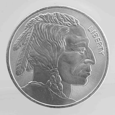  Elemetal Buffalo 1oz Silver Round  - additional view