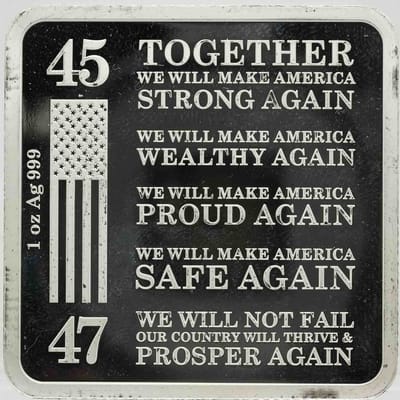 2024 Rare Trump Train 1oz Silver Bar  - additional view