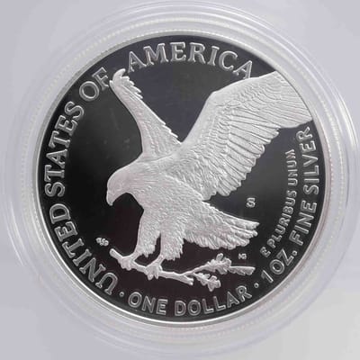 2022 Proof American Silver Eagle 1oz Coin - additional view