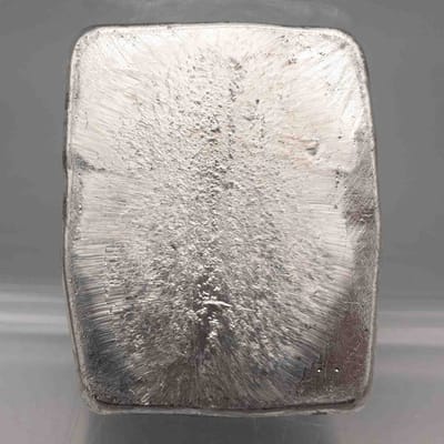  Go Away Fed Cast Poured 2oz Silver Bar  - additional view