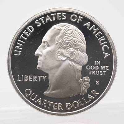 2001 Vermont Proof Silver Quarter 90% - additional view