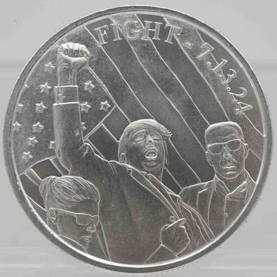 2024 Trump Fight 1oz Silver Round 