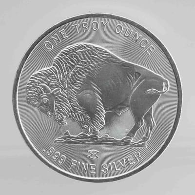  Elemetal Buffalo 1oz Silver Round 