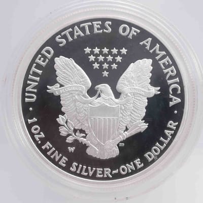 2007 Proof American Silver Eagle 1oz Coin - additional view