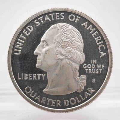 2008 Alaska Proof Silver Quarter 90% - additional view