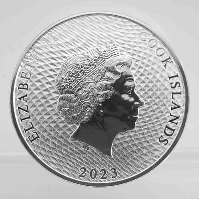 2023 Cook Island Mast Ship 1oz Silver Coin  - additional view