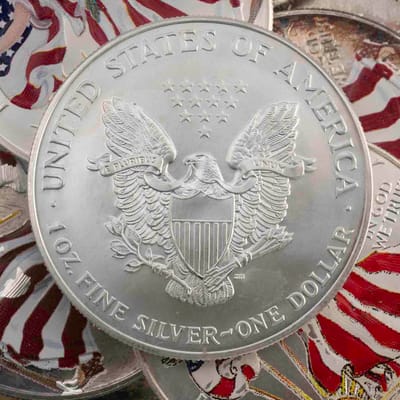 Random Year/Design Colorized American Silver Eagle 1oz Silver Coin - additional view