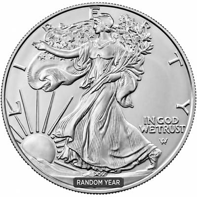 Random Year American Silver Eagle 1oz Coin
