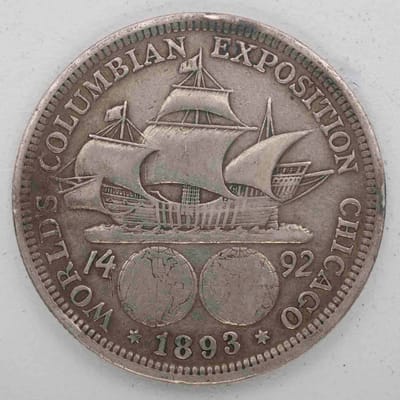 1893 Columbian Expedition Silver Half Dollar - additional view