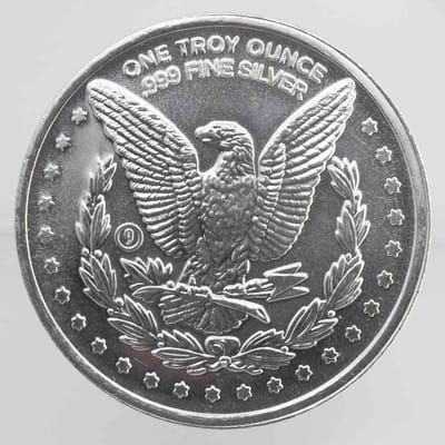 Morgan Silver Dollar Style 1oz Silver Round - additional view