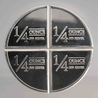 Vintage Stagecoach Divisible 1oz Silver Round - additional view