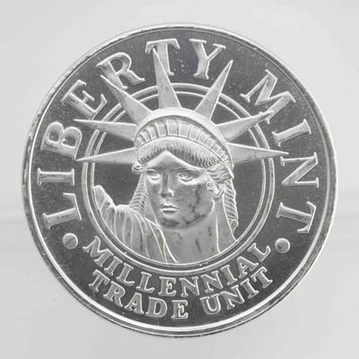 Liberty Mint Lady Liberty 1oz Silver Round