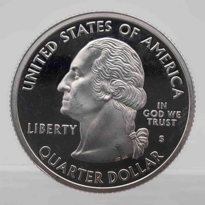 2002 American Proof Silver Quarter Ohio  - additional view