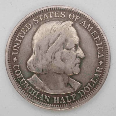 1893 Columbian Expedition Silver Half Dollar