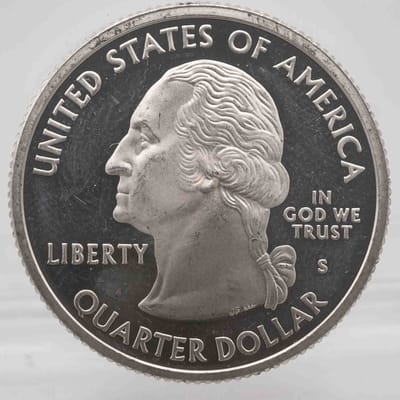 2004 American Proof Silver Quarter Florida - additional view