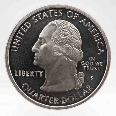2005 American Proof Silver Quarter Oregon - additional view