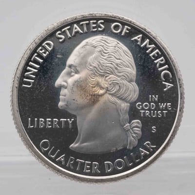 2005 American Proof Silver Quarter Kansas - additional view
