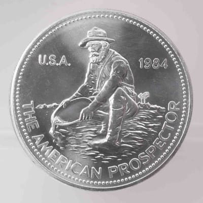 1984 Engelhard Prospector 1oz Silver Round