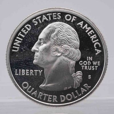2006 American Proof Silver Quarter South Dakota - additional view