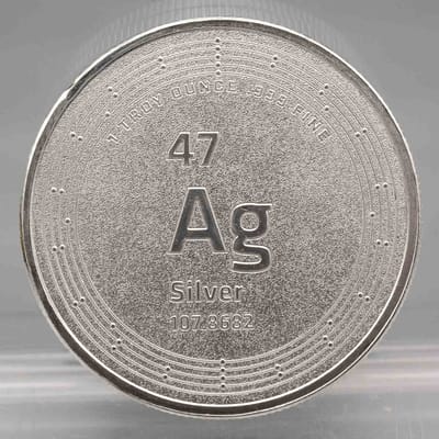  Elemetal Number 47 1oz Silver Round  - additional view