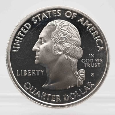 2000 American Proof Silver Quarter New Hampshire - additional view