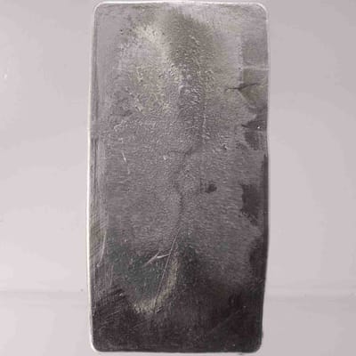 GO AWAY FED 10oz .999 Silver Poured Bar - additional view
