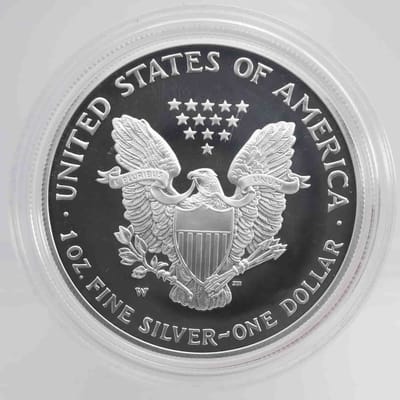 2004 Proof American Silver Eagle 1oz Coin - additional view