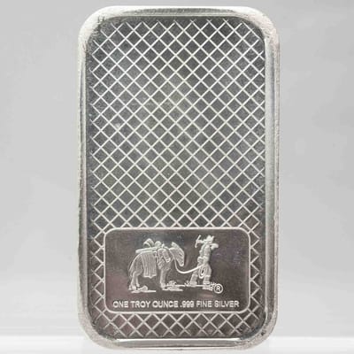 Silvertowne Eagle 1oz Silver Bar - additional view