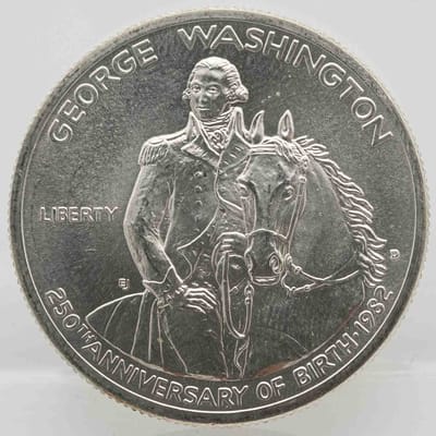 1982 Commemorative Washington Silver Half Dollar