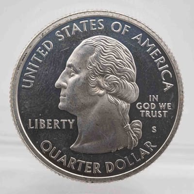 SPOT 2003 American Proof Silver Quarter Maine - additional view
