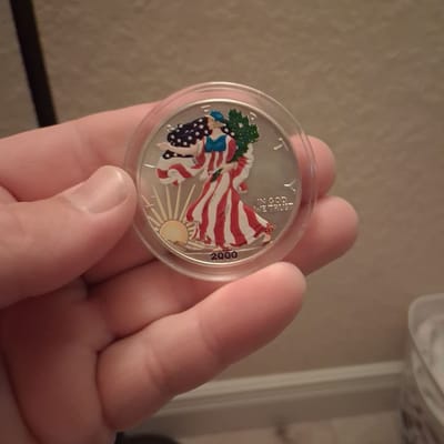 1 ozt Walking Liberty 2000