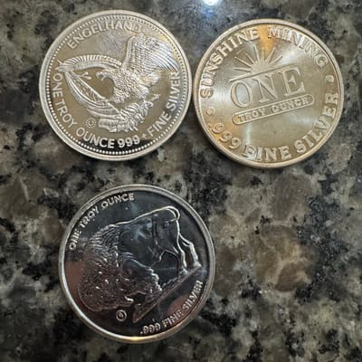 3oz silver coins includes 2026 American prospector - additional view