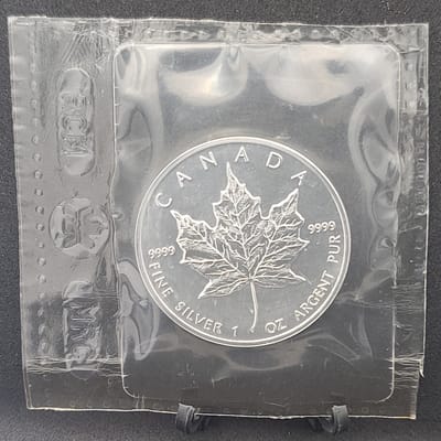 1994 1 oz Canadian Silver Maple Leaf Coin (BU)