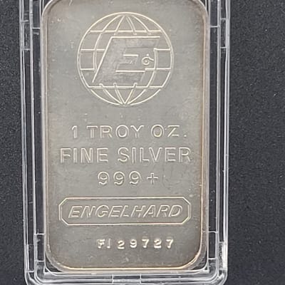 Engelhard Commercial TONER 1 oz silver Bar#F129727