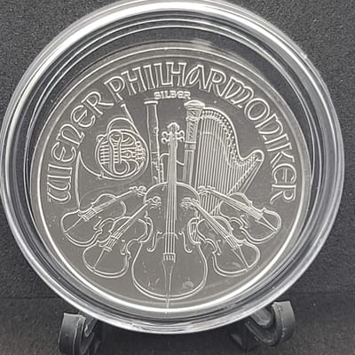 2014 Austria 1,50 Euro Silver Unze Philharmonic 1 Oz Silver - Lots of Luster