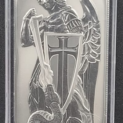 1oz Scottsdale Mint Archangel Silver Bullion Bar