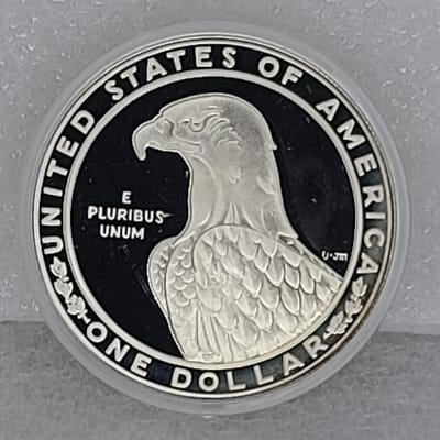 1983 US LOS ANGELES 23RD OLYMPICS PROOF SILVER $1 