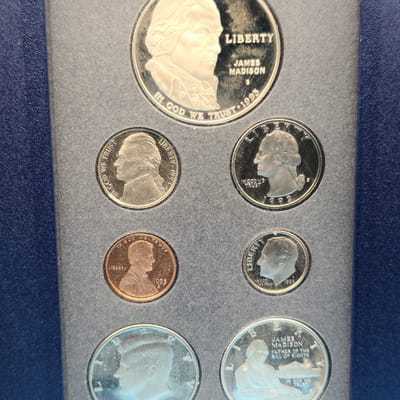 1993 S Prestige SilverProof w/James Madison & More