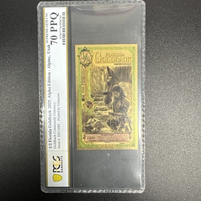 2025 Florida 1/2 Goldback PCGS 70 PPQ