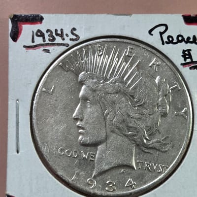 1934 S Peace Dollar Key Date