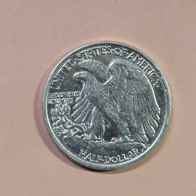 1943 Walking Liberty P  Half Dollar AU - additional view